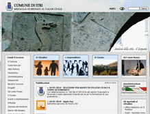 Tablet Screenshot of comune.itri.lt.it